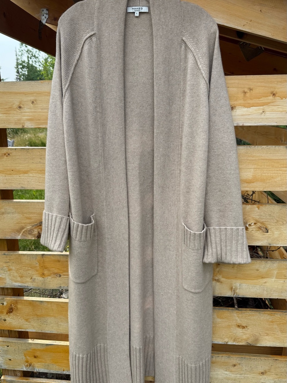 NakedCashmere 100% Cashmere Tilyn Cardigan in Flax, Never Worn - Picture 2 of 7